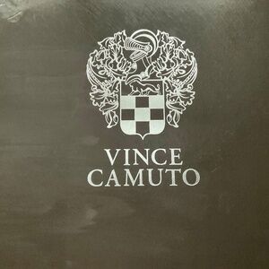 Vince camuto leopard ankle boots